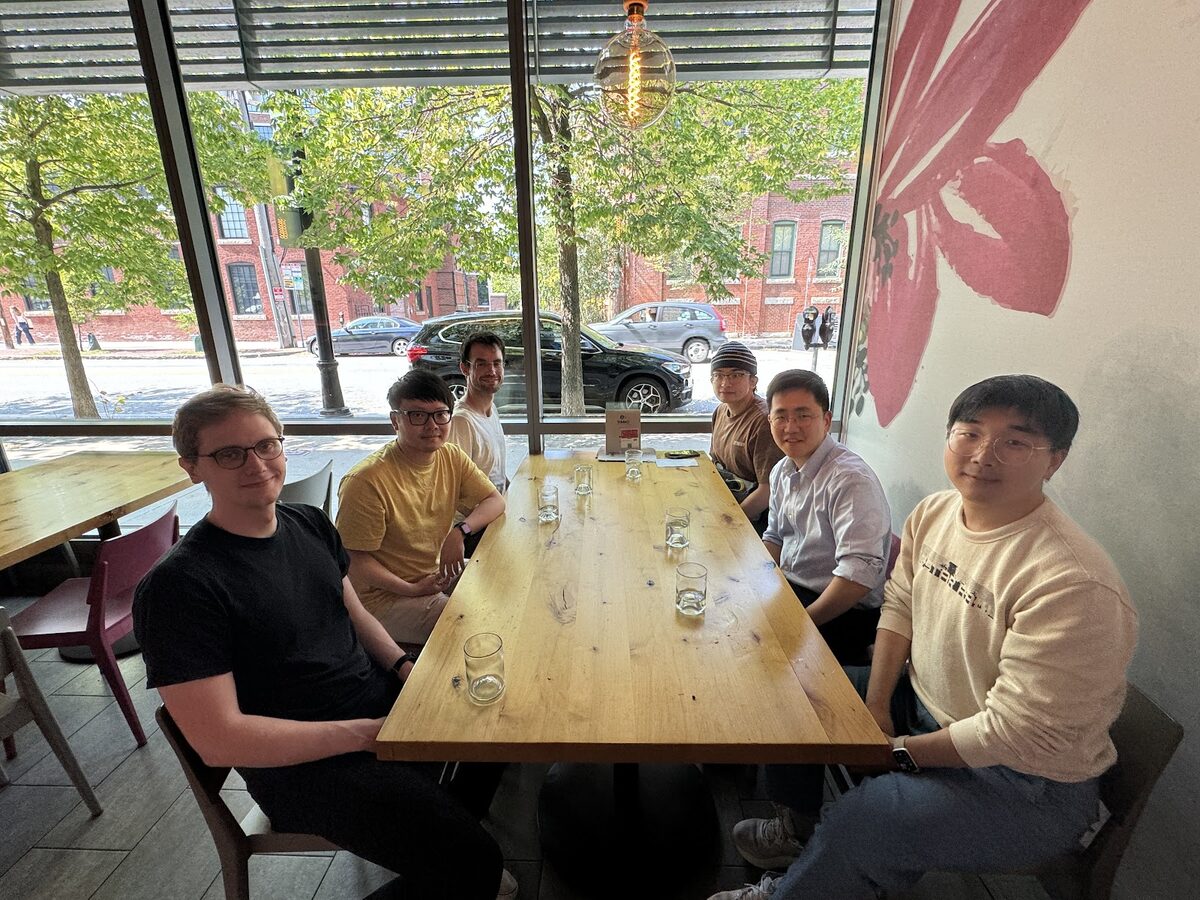 Very first group lunch